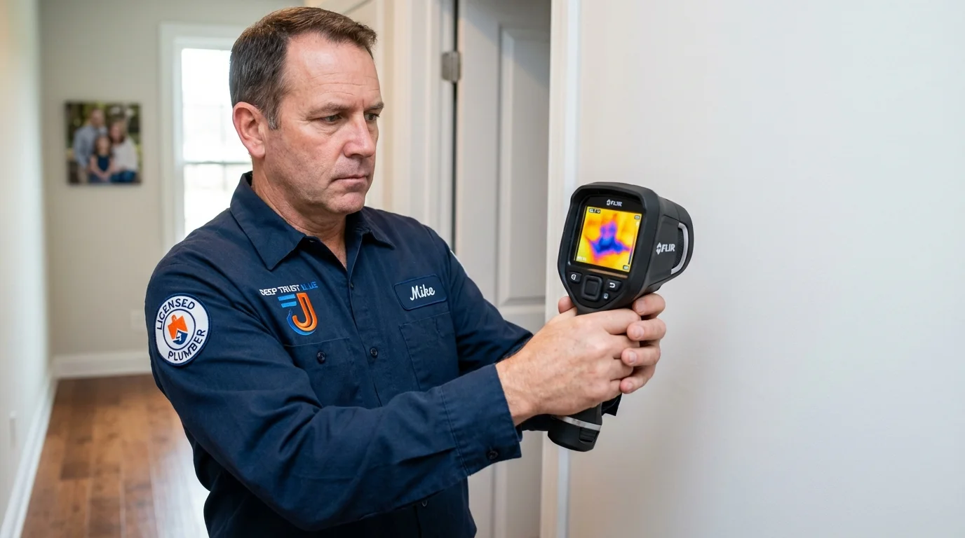 Thermal imaging leak detection by Johns Plumbing LLC in West Chicago